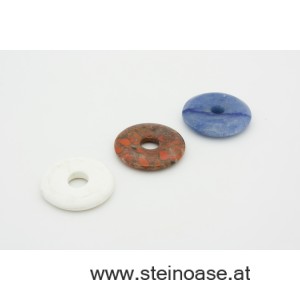 Donut Set Nr.2: Blauquarz + Jaspis + Magnesit 